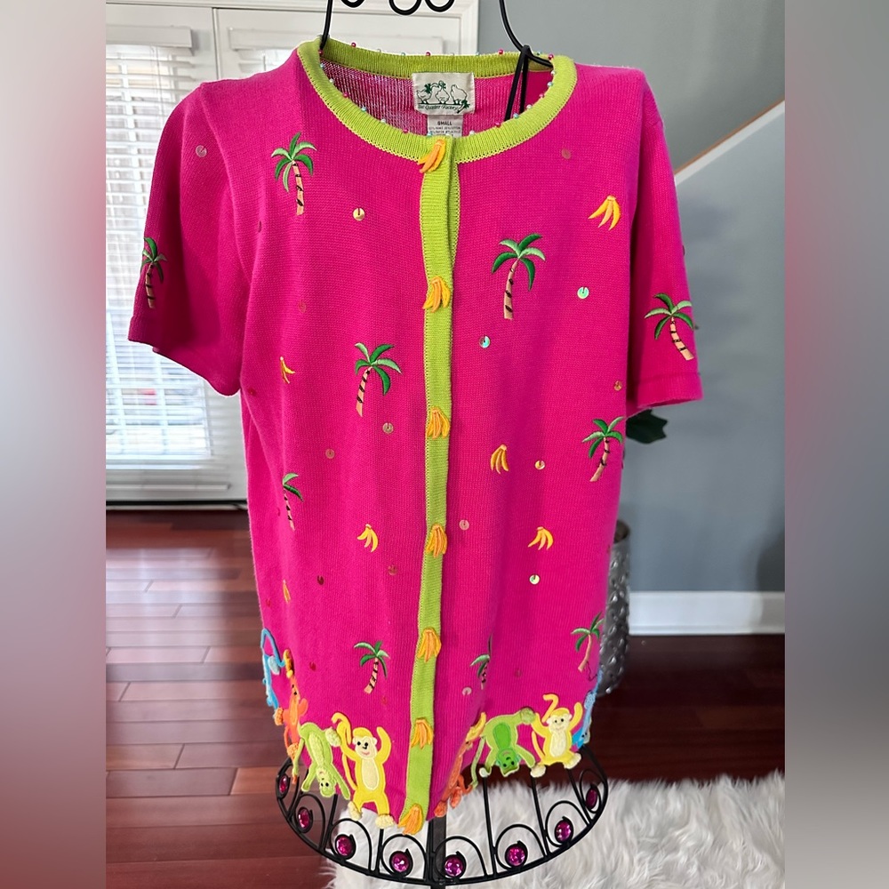 The Quacker Factory Monkey Cardigan - image 5